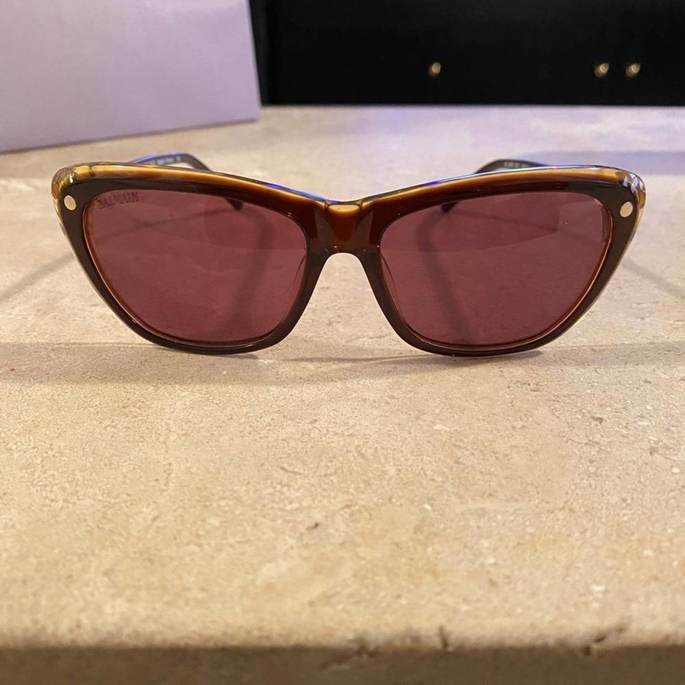 BALMAIN cat eye sunglasses NEW! - Picture 2 of 6